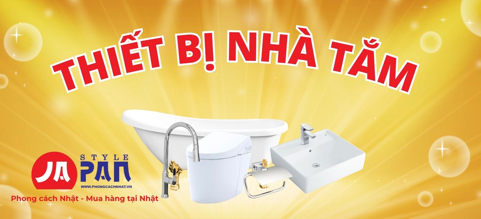 Banner thiết bị nhà tắm Điện Máy Nhật