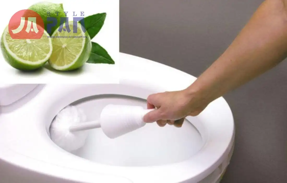 Top 3 cách tẩy bồn cầu bị ố vàng lâu ngày sạch bong, sáng bóng 2 Các tẩy bồn cầu bị ố vàng bằng chanh tươi