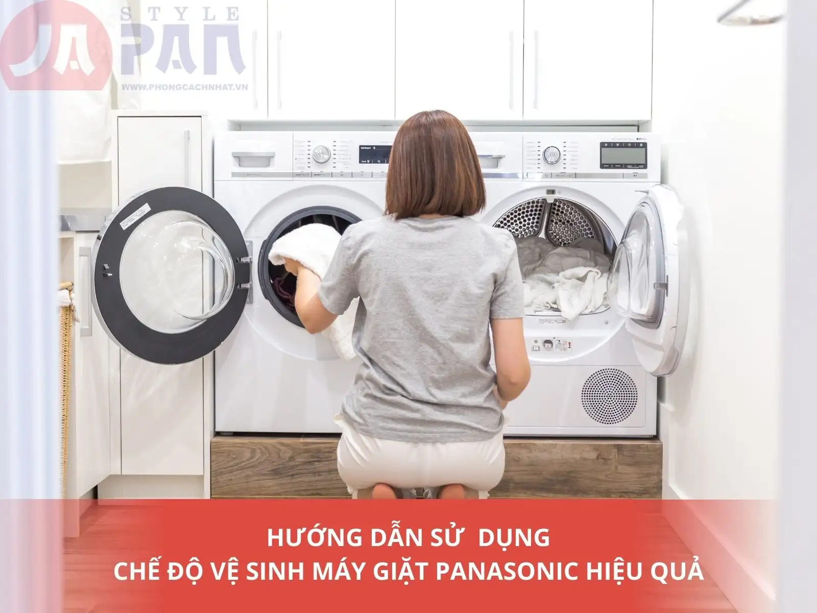 Hướng dẫn sử dụng chế độ vệ sinh máy giặt Panasonic nội địa Nhật hiệu quả