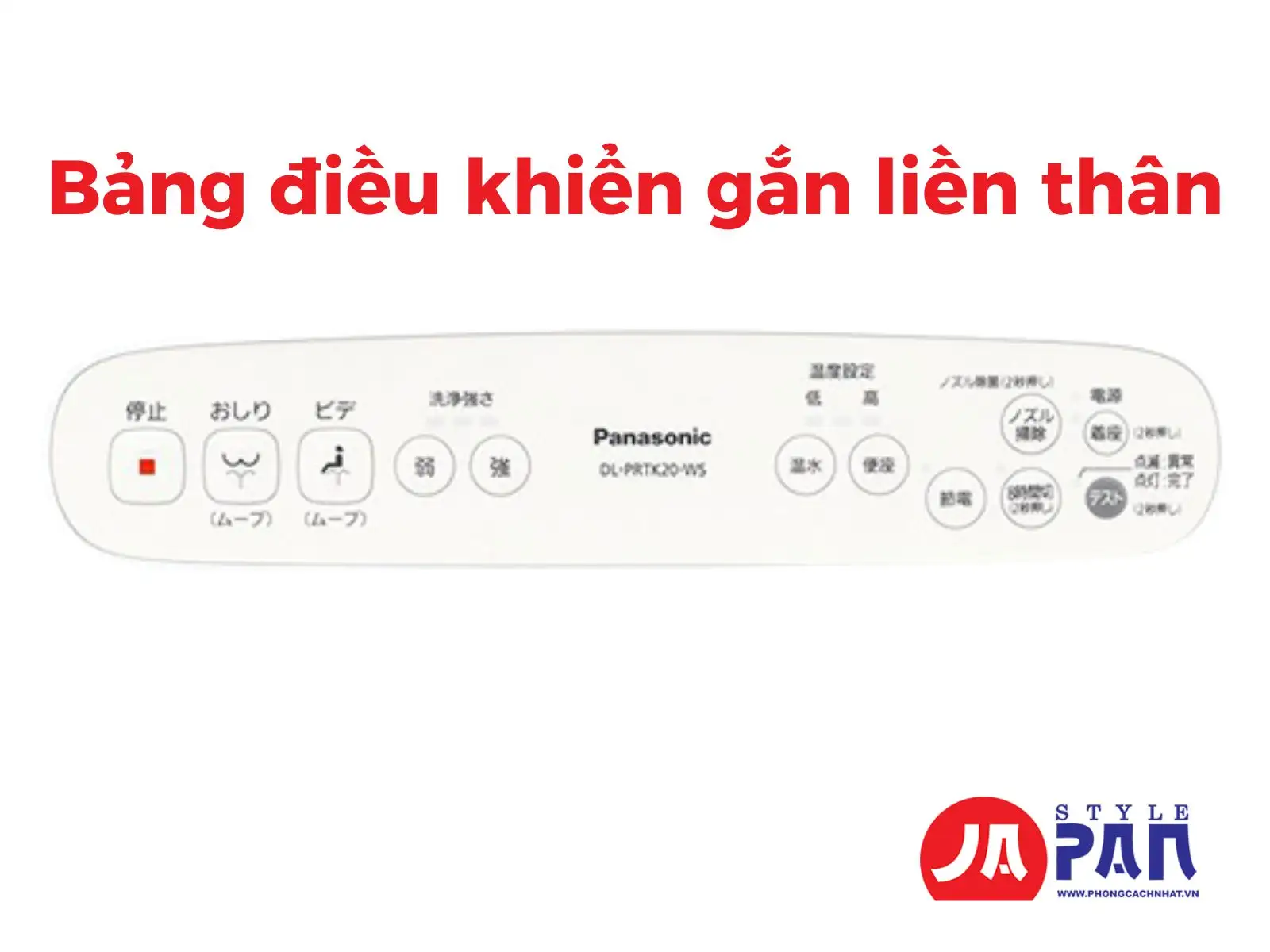 Bảng điều khiển gắn liền thân
