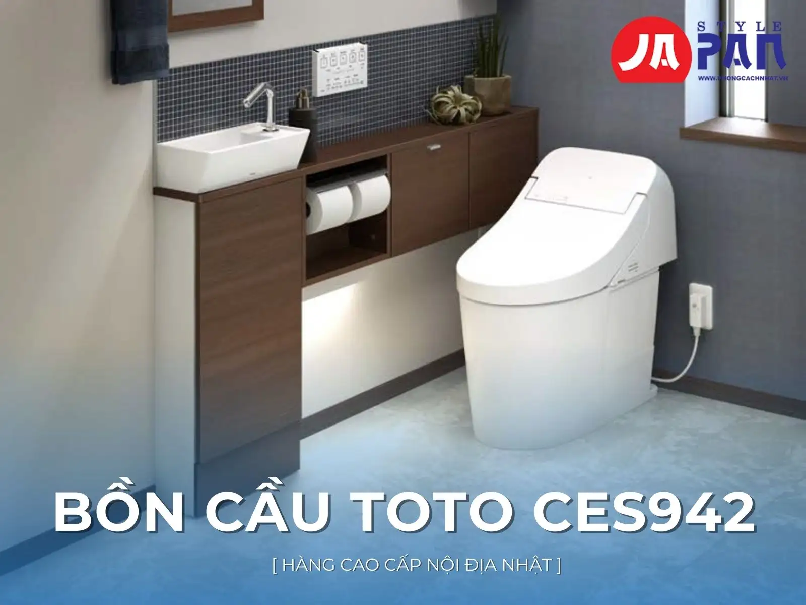 Bồn cầu Toto CES942 | Hàng cao cấp nội địa Nhật 9 Bồn cầu Toto CES942 | Hàng cao cấp nội địa Nhật