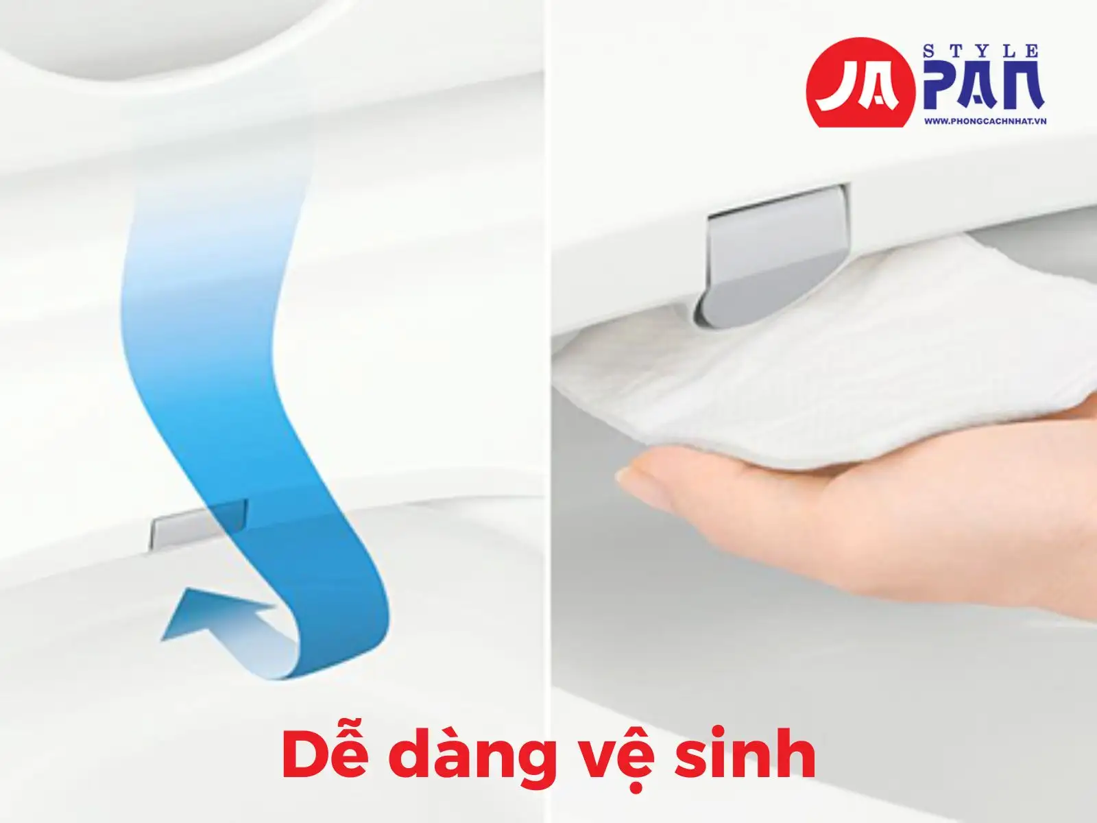 Dễ dàng vệ sinh 
