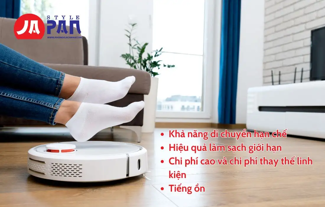 Hạn chế của máy hút bụi robot