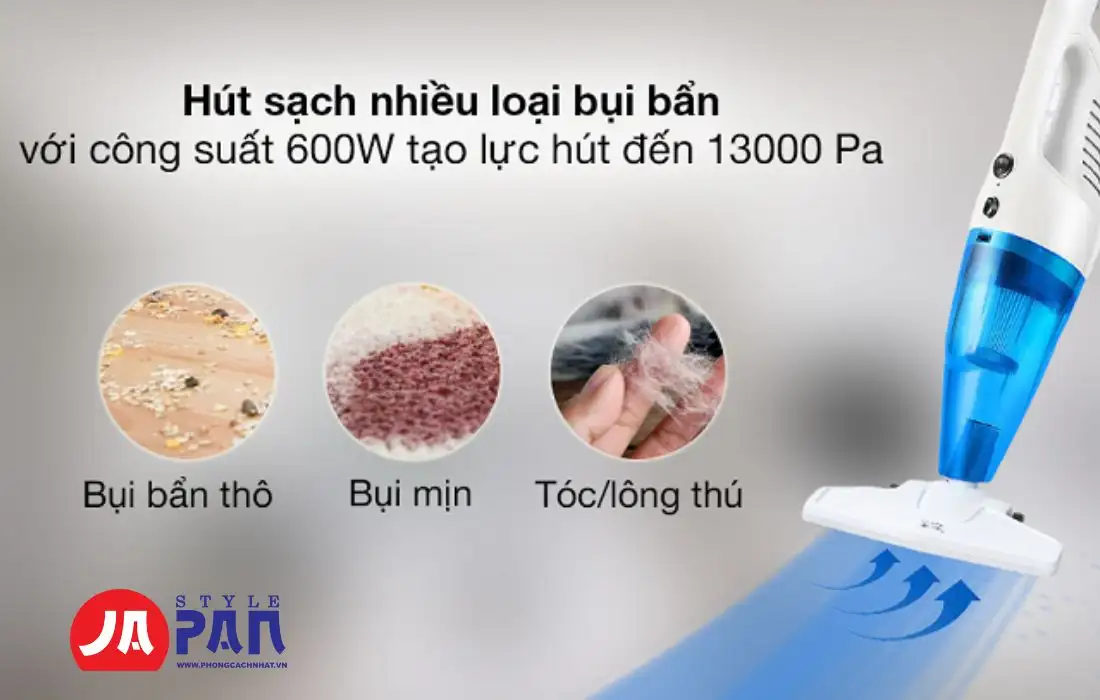 Khả năng làm sạch hiệu quả mọi không gian