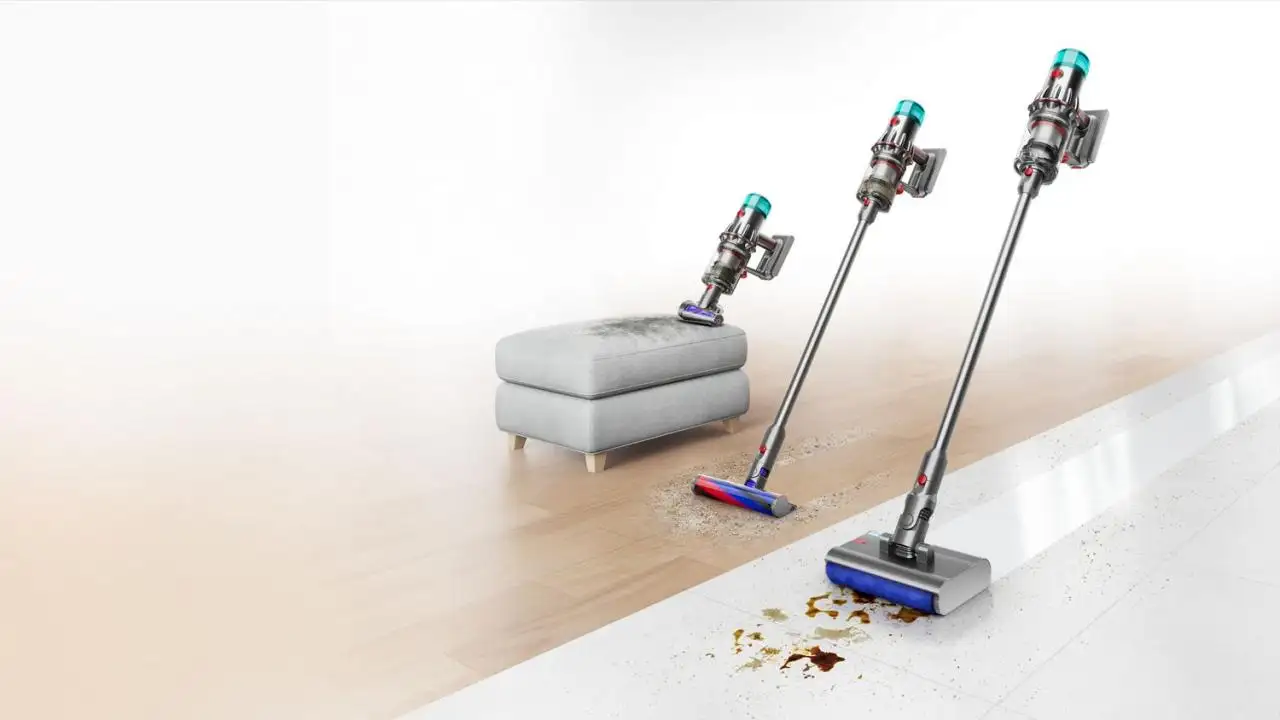 Chi tiết máy hút bụi kèm lau Dyson V12s Origin Submarine