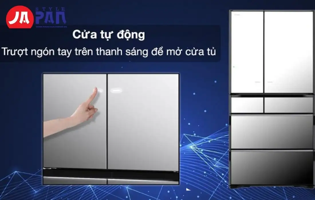 Cửa tự động tủ lạnh Hitachi