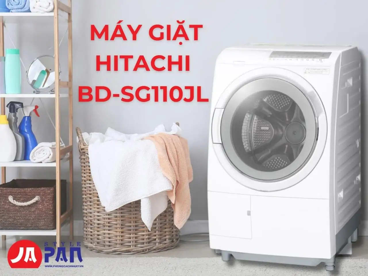 Máy giặt Hitachi BD-SG110JL | Giặt 11kg, sấy 6kg