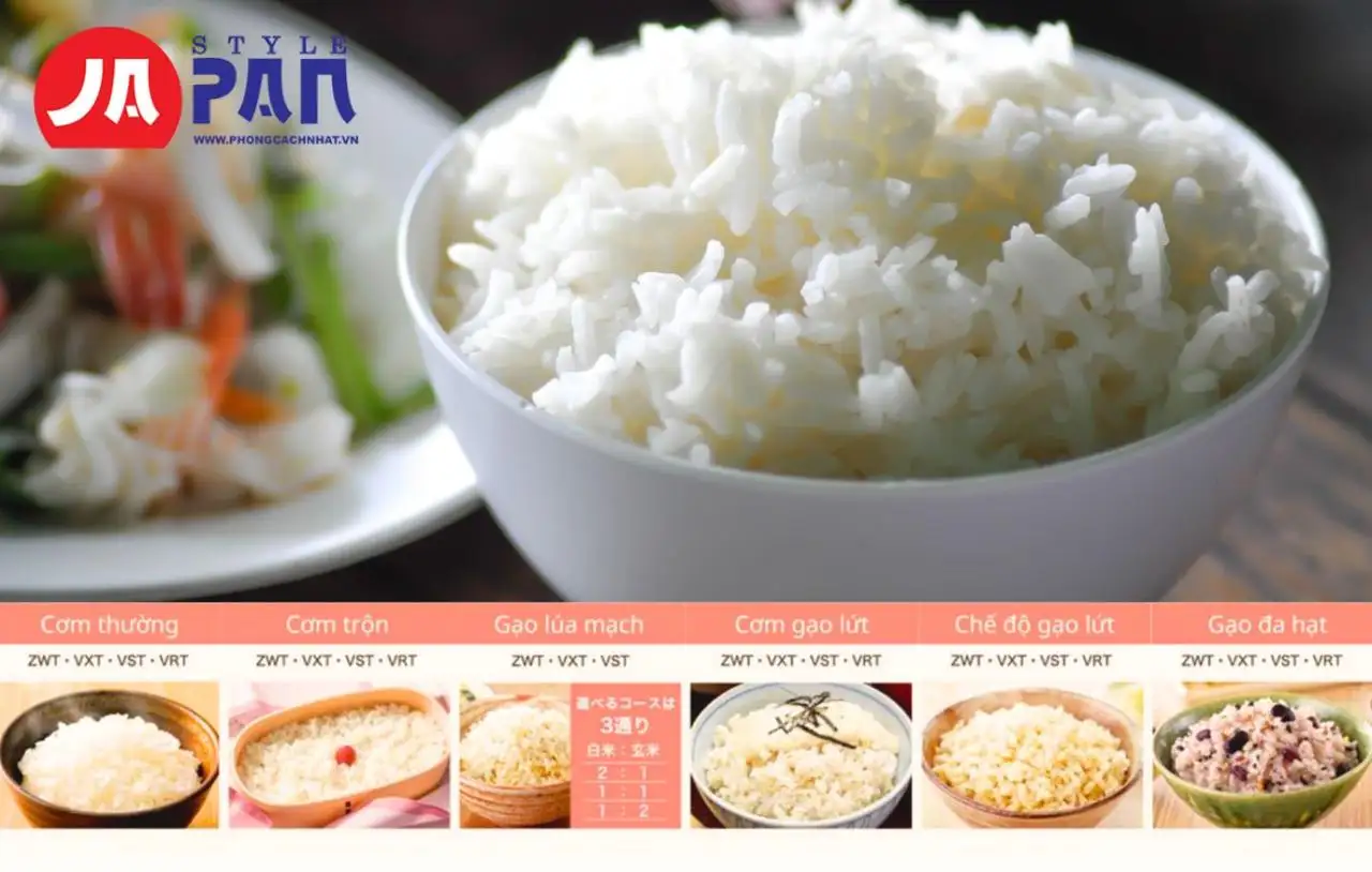 Nhiều chế độ nấu đa dạng
