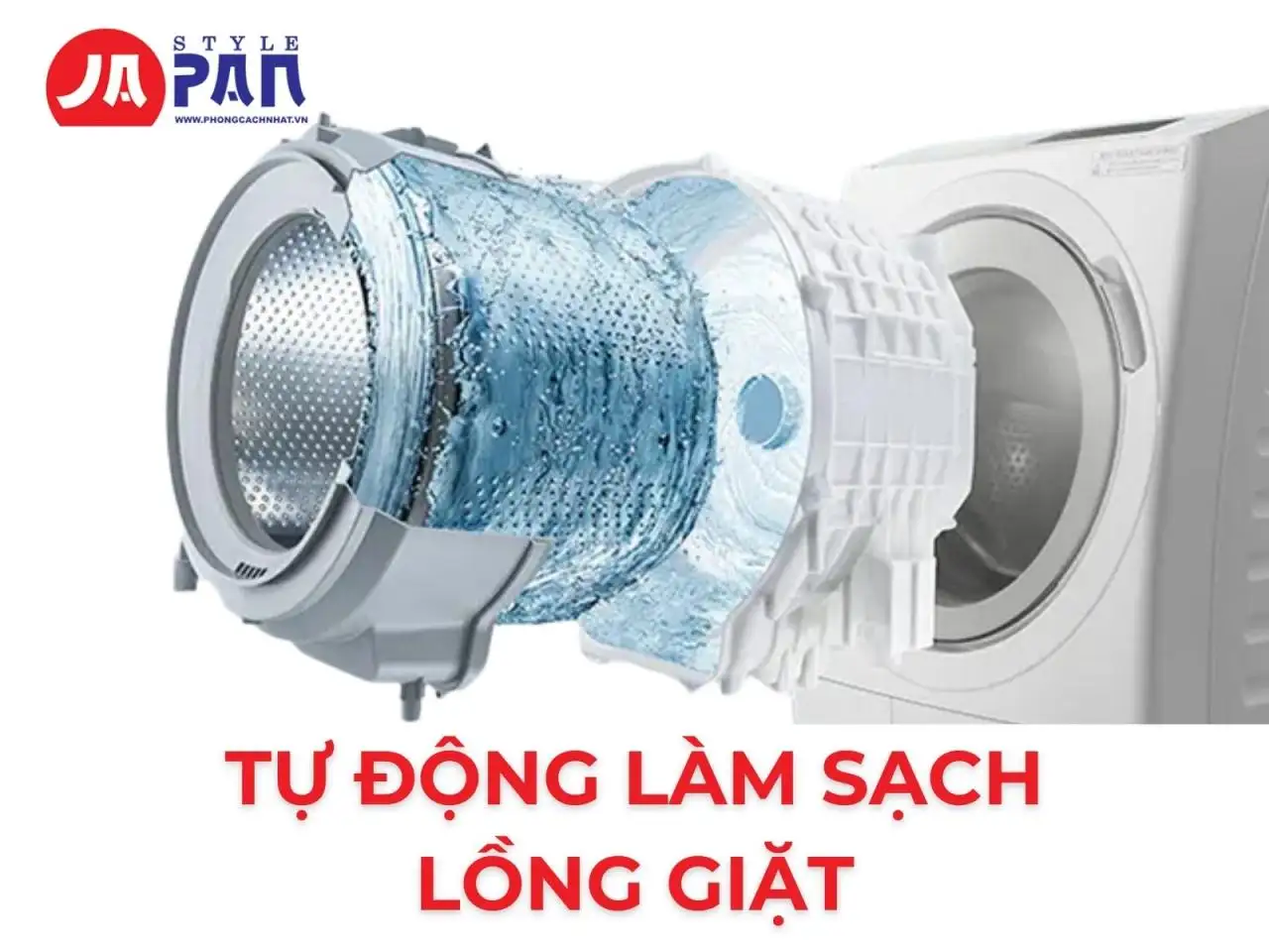 Tự động làm sạch lồng giặt