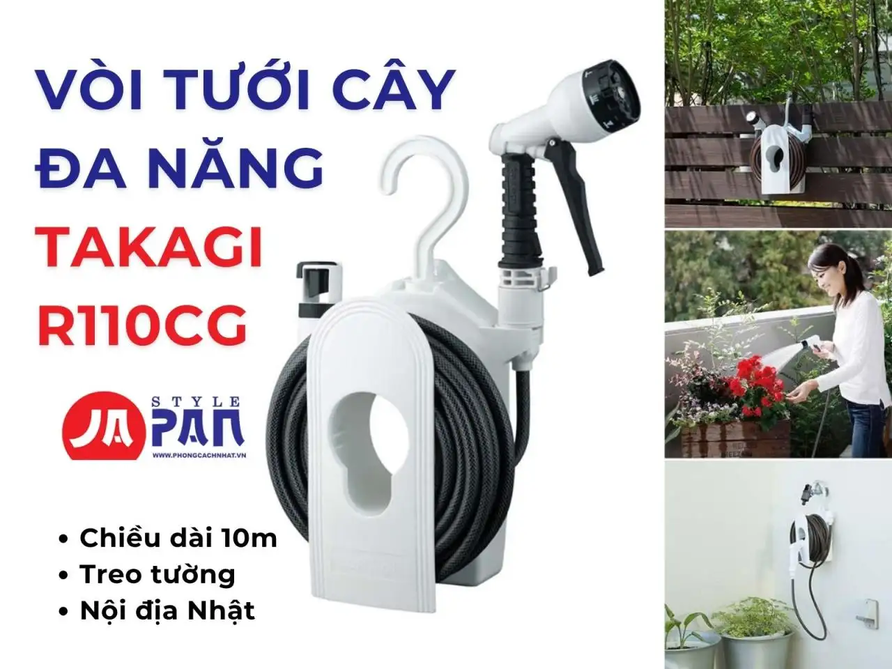 Vòi tưới cây đa năng Takagi R110CG