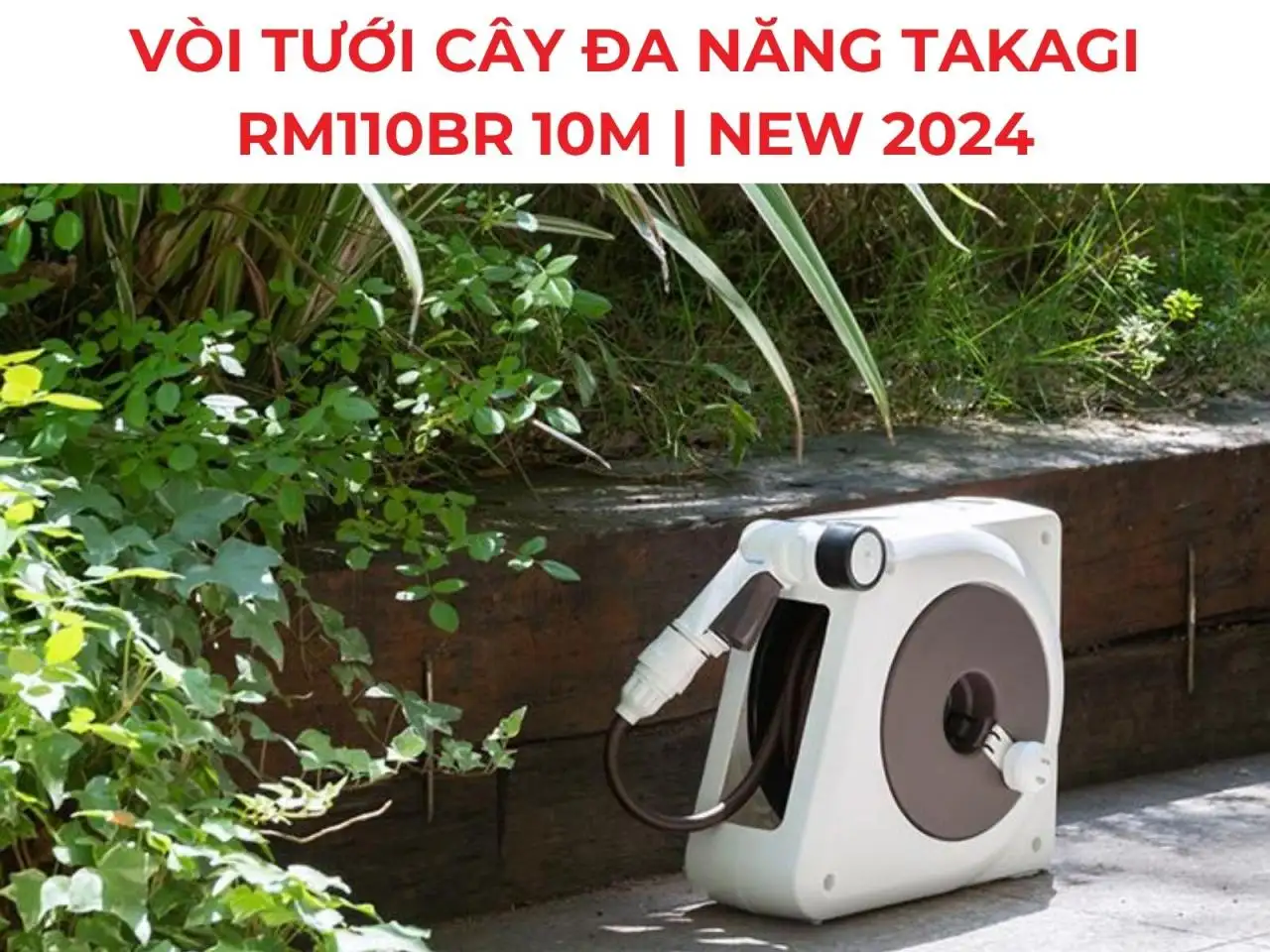 Vòi tưới cây đa năng Takagi RM110BR 10m | New 2024