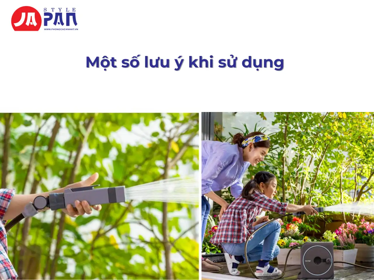 Lưu ý khi sử dụng vòi tưới cây đa năng Takagi RM1110BR 10m (Nanonext)