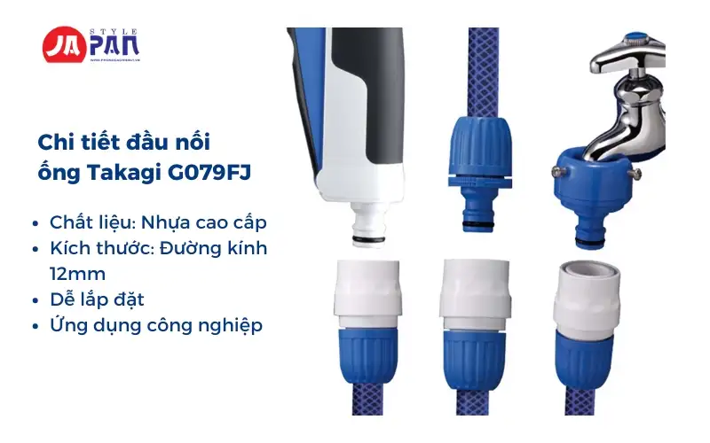 Chi tiết đầu nối ống Takagi G079FJ
