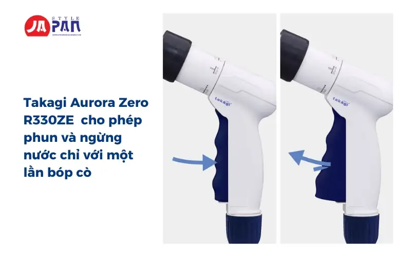 Vòi tưới cây đa năng Takagi Aurora Zero R330ZE Nhật Bản