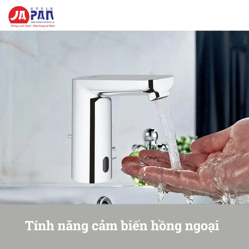 Vòi rửa mặt cảm ứng Grohe Eurosmart CE 36331001 1 voi rua mat cam ung grohe eurosmart ce 36331001 2