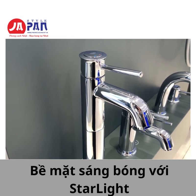Vòi rửa mặt Grohe Essence New 23589001 3 Vòi có độ bóng loáng sang trọng