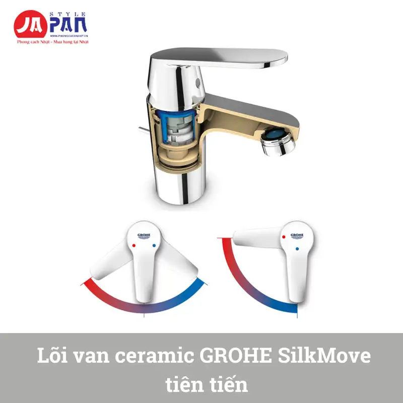 1 voi rua mat grohe lineare new s size 2438000u cao 180mm 1